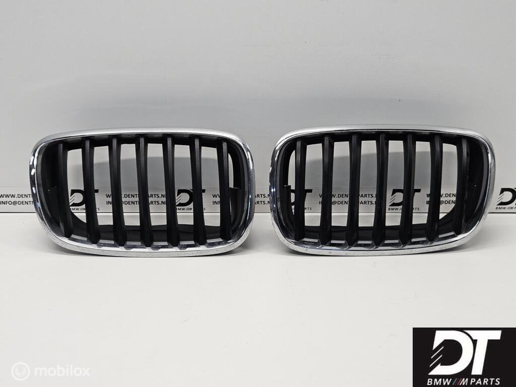 Grille set BMW X5 E70 X6 E71 51137157687 51137157688, Gebruikt, Ophalen of Verzenden, BMW, BMW