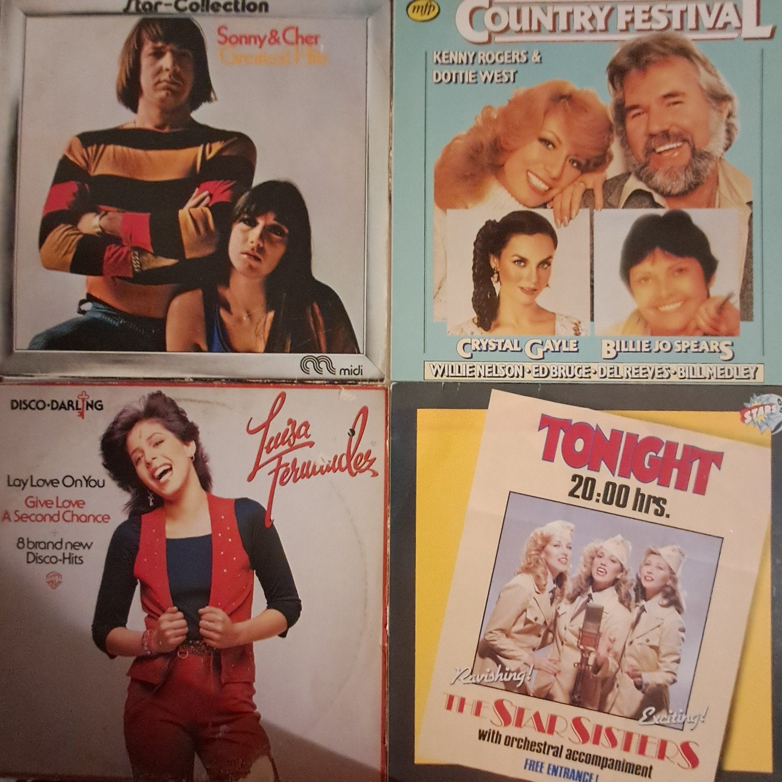 4 Krasvrije langspeelplaten, Cd's en Dvd's, Ophalen, LP