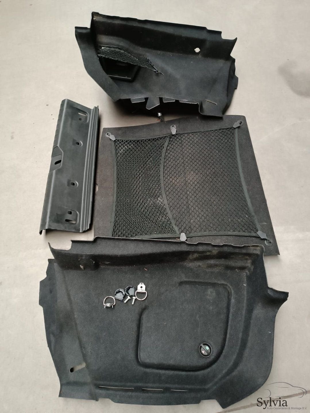 Bekleding set kofferbak bagageruimte antraciet BMW 1 serie F, Gebruikt, -, -, Ophalen of Verzenden