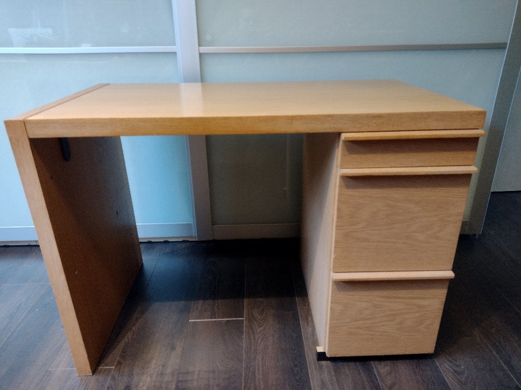 Bureau interlübke, Maison & Meubles, Bureau d'écolier, Classique, Goulotte de câbles, 100 cm