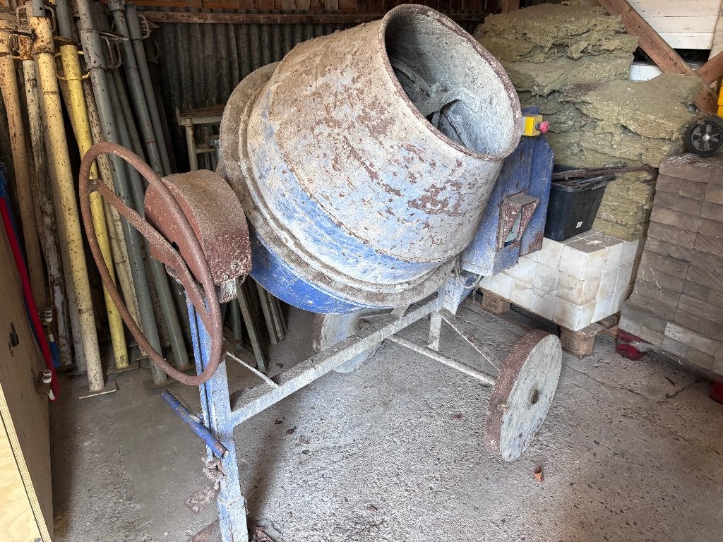 betonmolen, Enlèvement, Utilisé