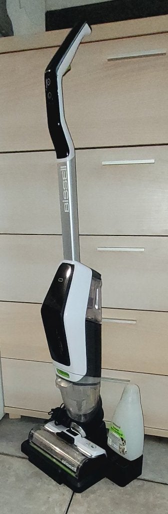 BISSELL CrossWave X7+ Pet Select 3401N draadloos, Ophalen, Inclusief accessoires, Zo goed als nieuw, Vloerreiniger