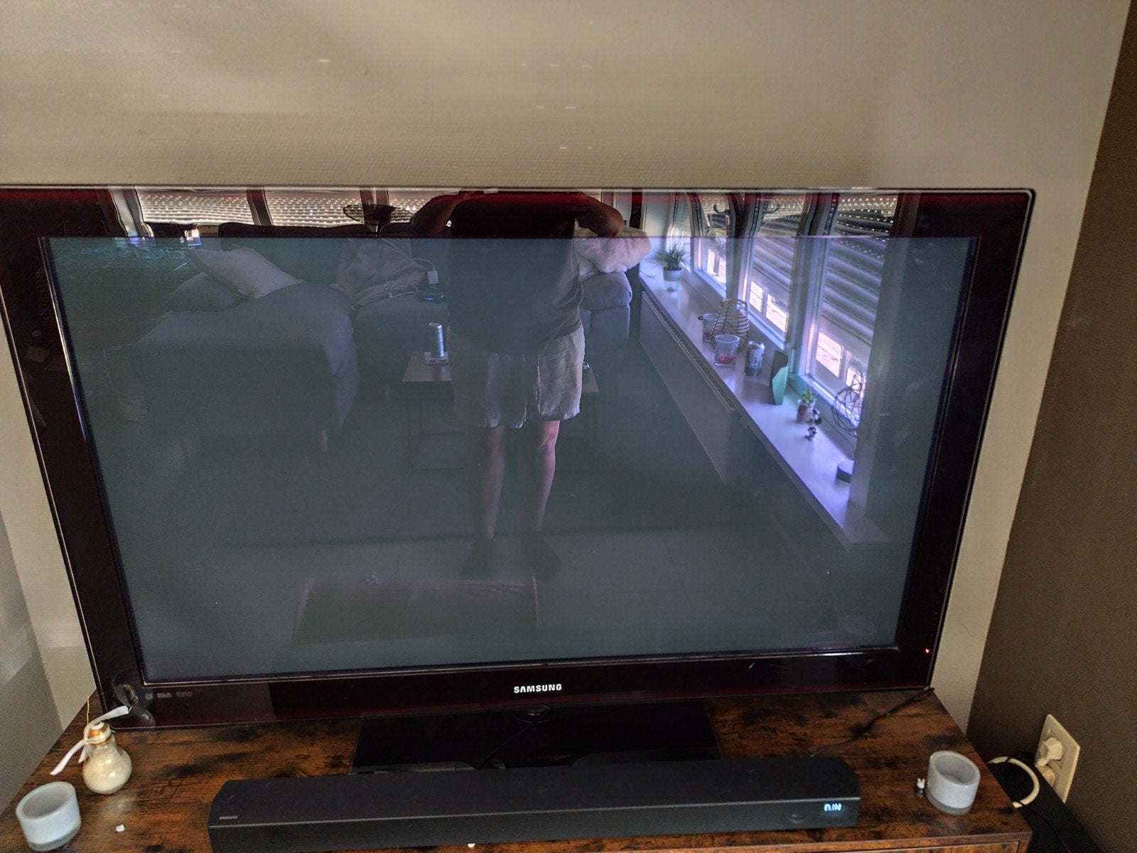 Samsung tv te koop. 50 inch. Geen smart tv !, LED, 120 Hz, Enlèvement, Utilisé