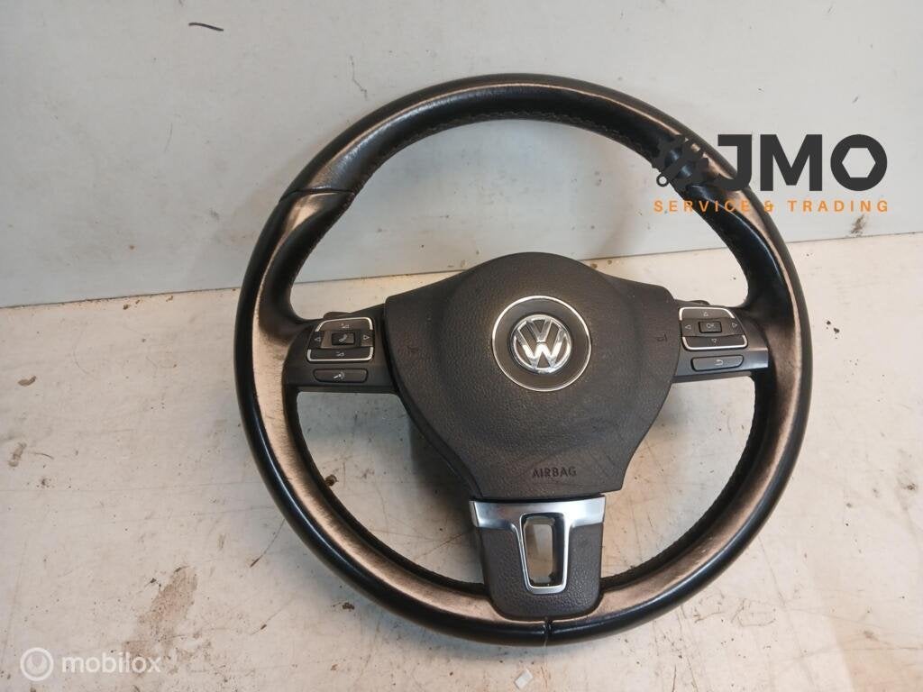 Stuurwiel met airbag  VW Golf VI Highline 2008-2013, Gebruikt, Volkswagen, Ophalen of Verzenden, Volkswagen