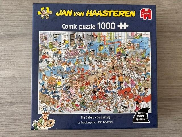 De bakkerij Van Haasteren Jumbo (nr1904a), Ophalen of Verzenden, 500 t/m 1500 stukjes, Zo goed als nieuw, Legpuzzel