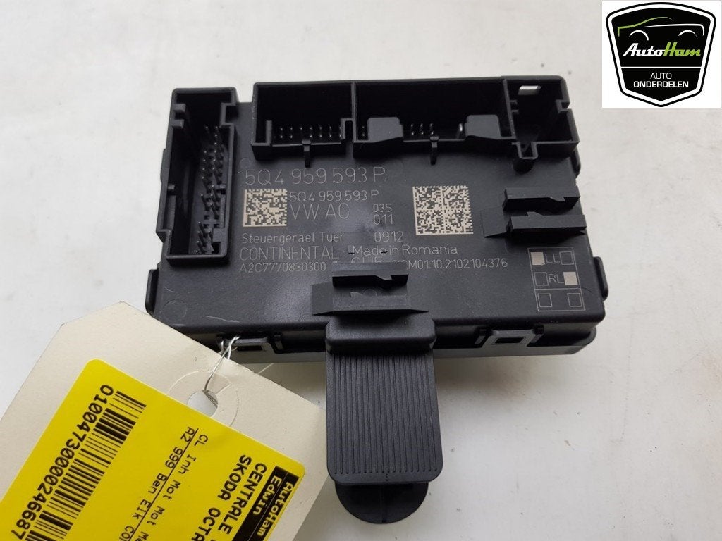COMPUTER CENTRALE VERGRENDELING Skoda Octavia (NXAA), Gebruikt, Skoda, Continental AG, Continental-Plaza 1
30175  Hannover, DE