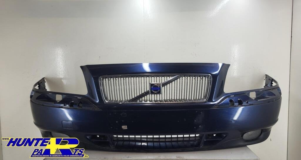Voorbumper blauw 417 Volvo S80 I ('98-'06) 09154851, Gebruikt, Voor, Ophalen of Verzenden