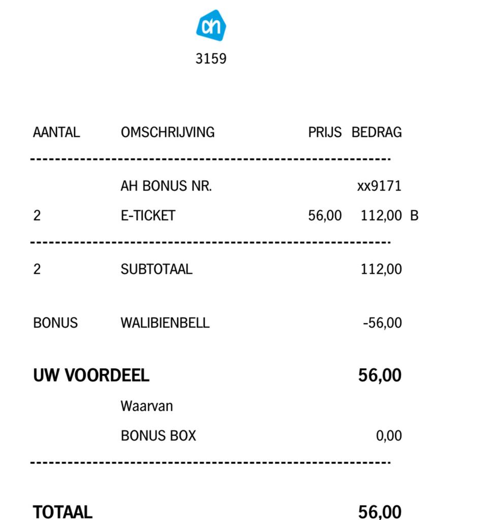 Tickets walibi