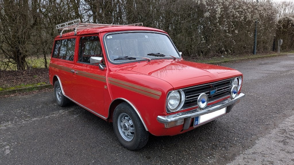 Mini Clubman Estate 1977, Autos, Rouge, Achat, Boîte manuelle, Noir