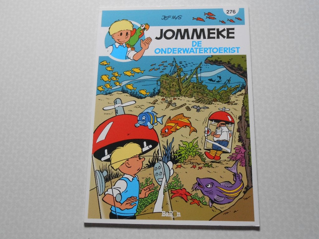 Jommeke 276 De onderwatertoerist 2015 1 ste druk., Eén stripboek, Nieuw, Jef Nys., Ophalen of Verzenden