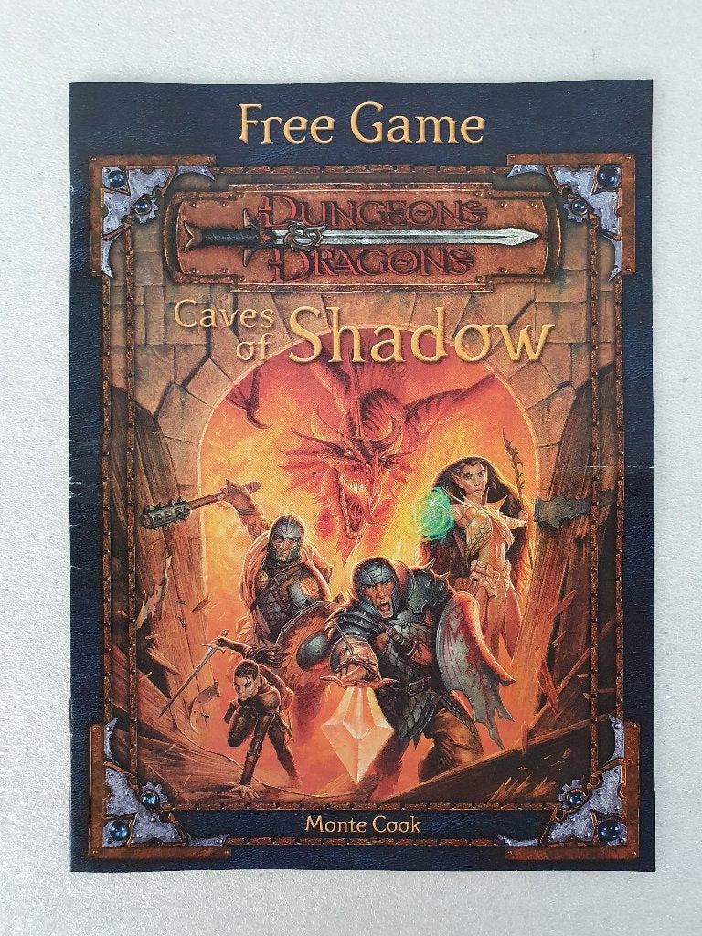 Dungeons & Dragons: Caves of Shadow (Monte Cook), Enlèvement ou Envoi, Utilisé, Livre ou Catalogue
