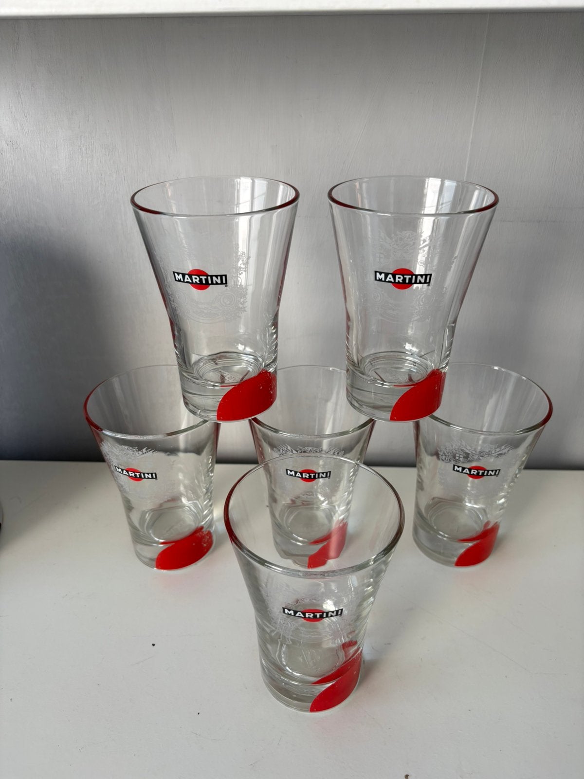 6 verres MARTINI (état neuf), Collections, Enlèvement ou Envoi, Neuf