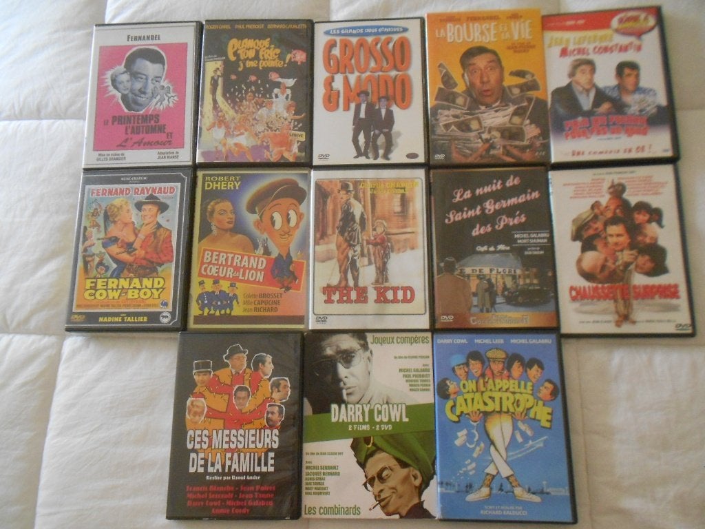 DVD Fernand Raynaud/Darry Cowl/Fernandel/Galabru/Leeb, Ophalen of Verzenden, Nederlands, Nederlands