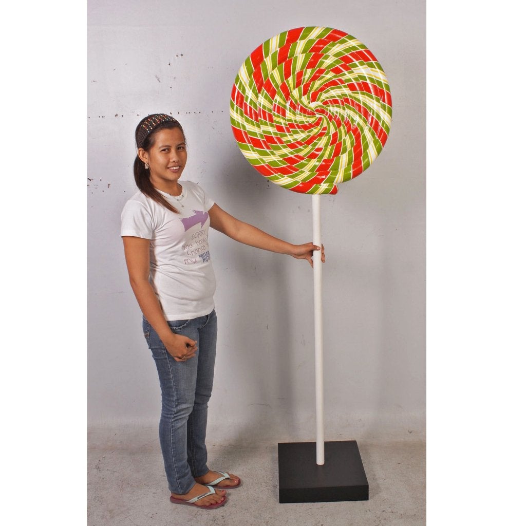 Zuurstok Twist – Candy Hoogte 185 cm Inclusief zware voet, Ophalen, Nieuw