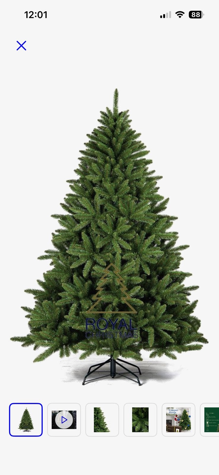 Kerstboom 180 cm hoog inclusief verlichting, Divers, Noël, Enlèvement, Utilisé