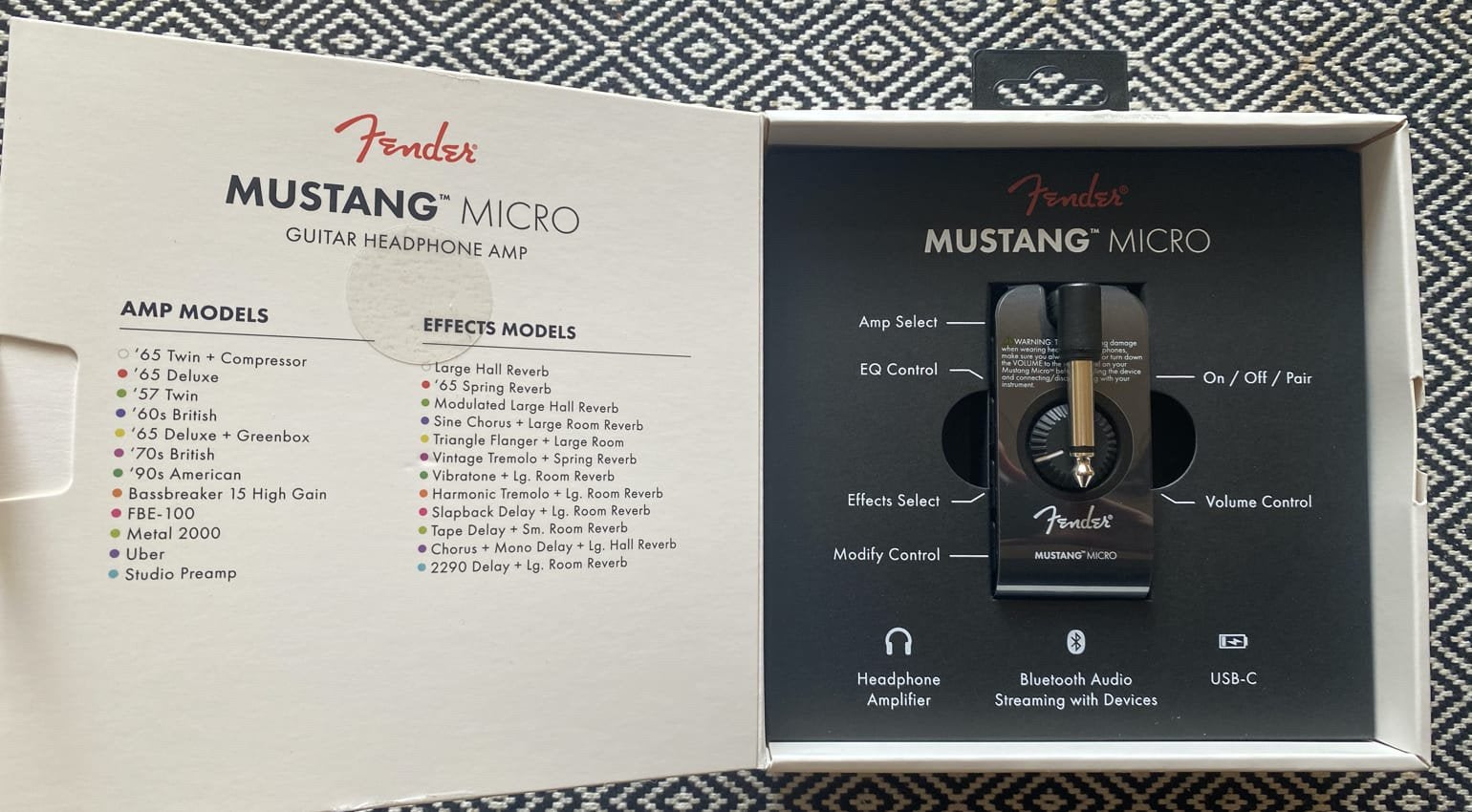 Fender Mustang Micro, Ophalen, Zo goed als nieuw, Fender