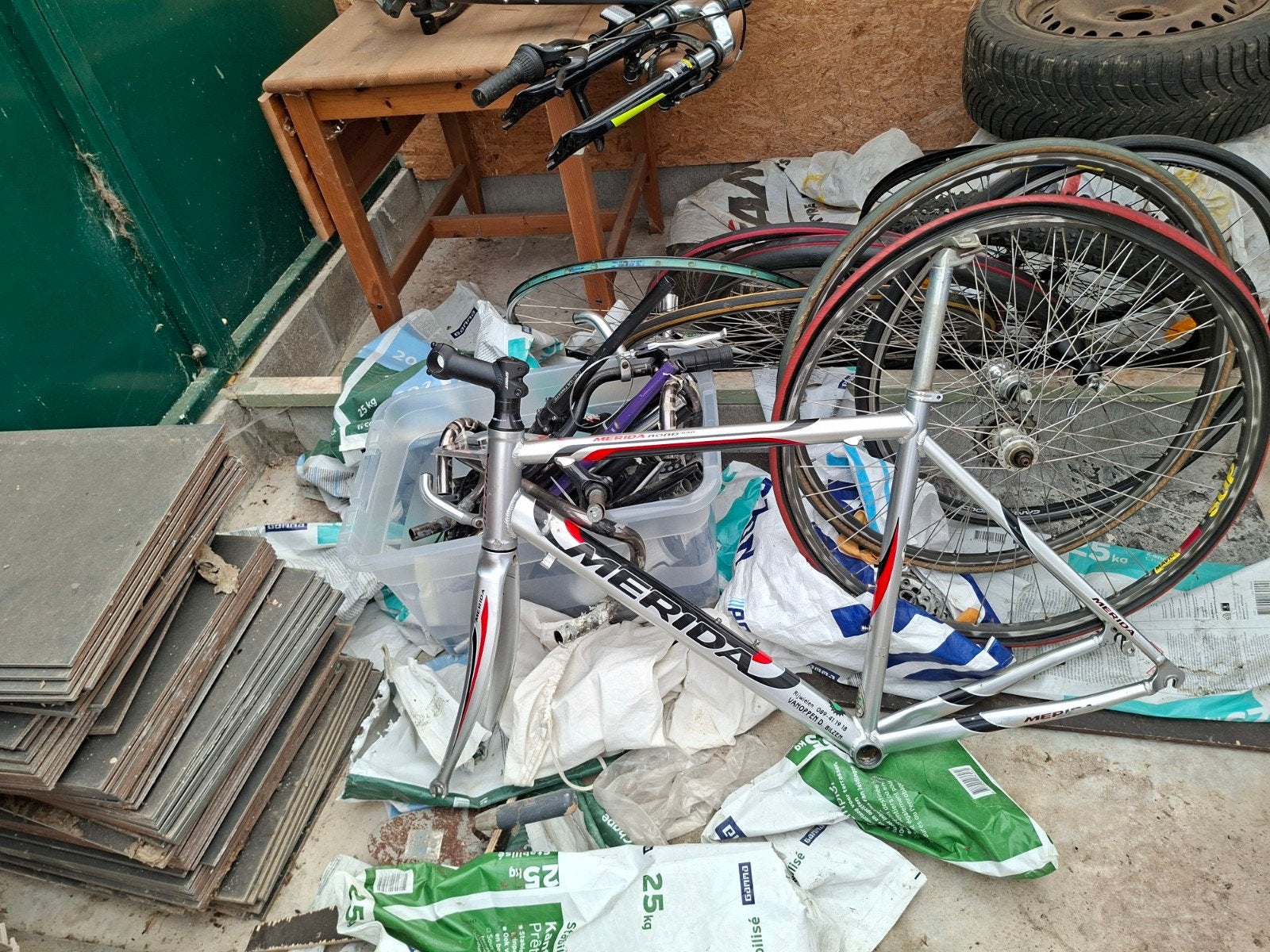 Lot fietsonderdelen. alles samen 120 euro, Ophalen, Gebruikt, Overige merken