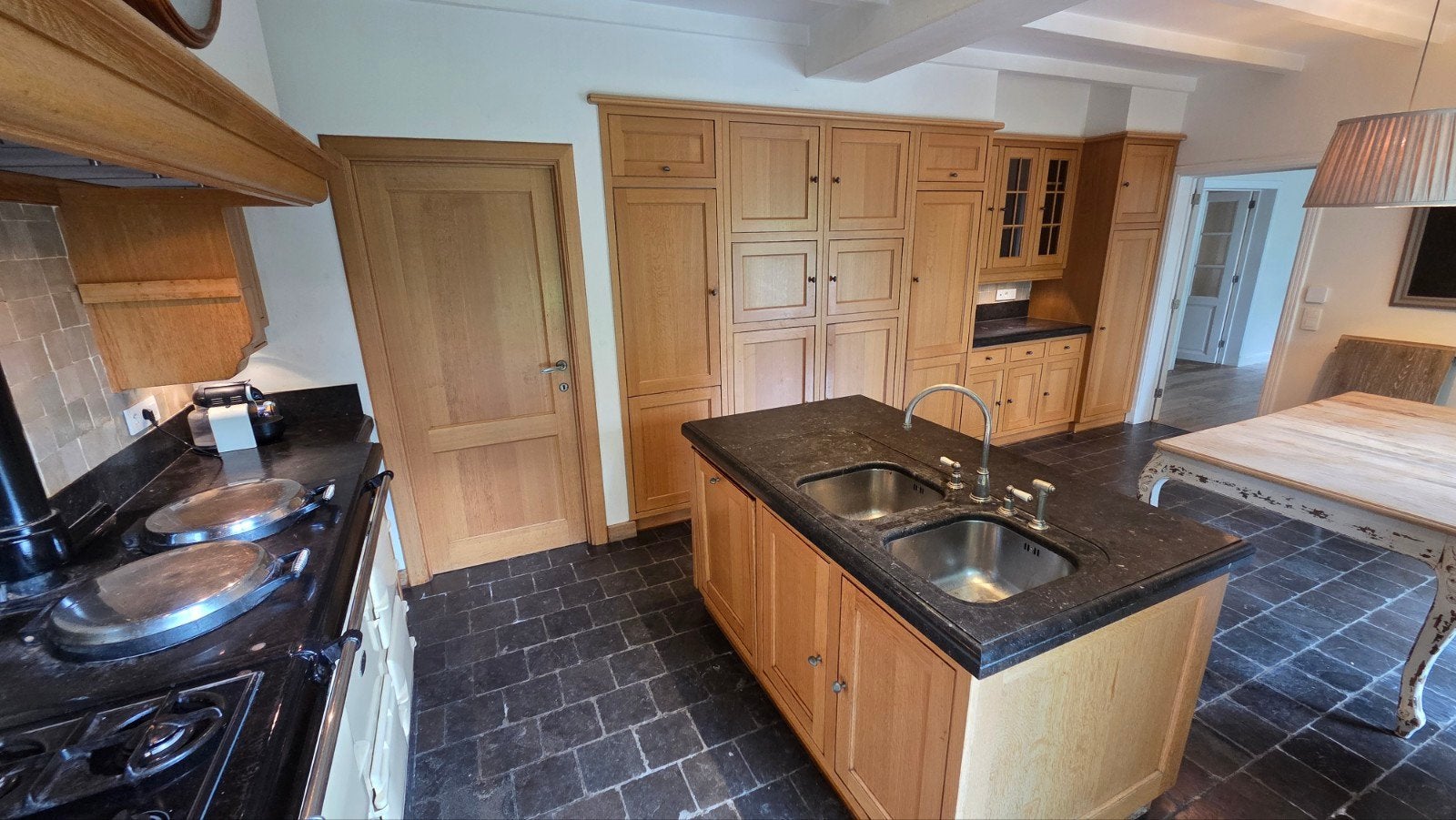 Massief eiken keuken 4,5 X 3,2m,, Jardin & Terrasse, Cuisines extérieures, Enlèvement