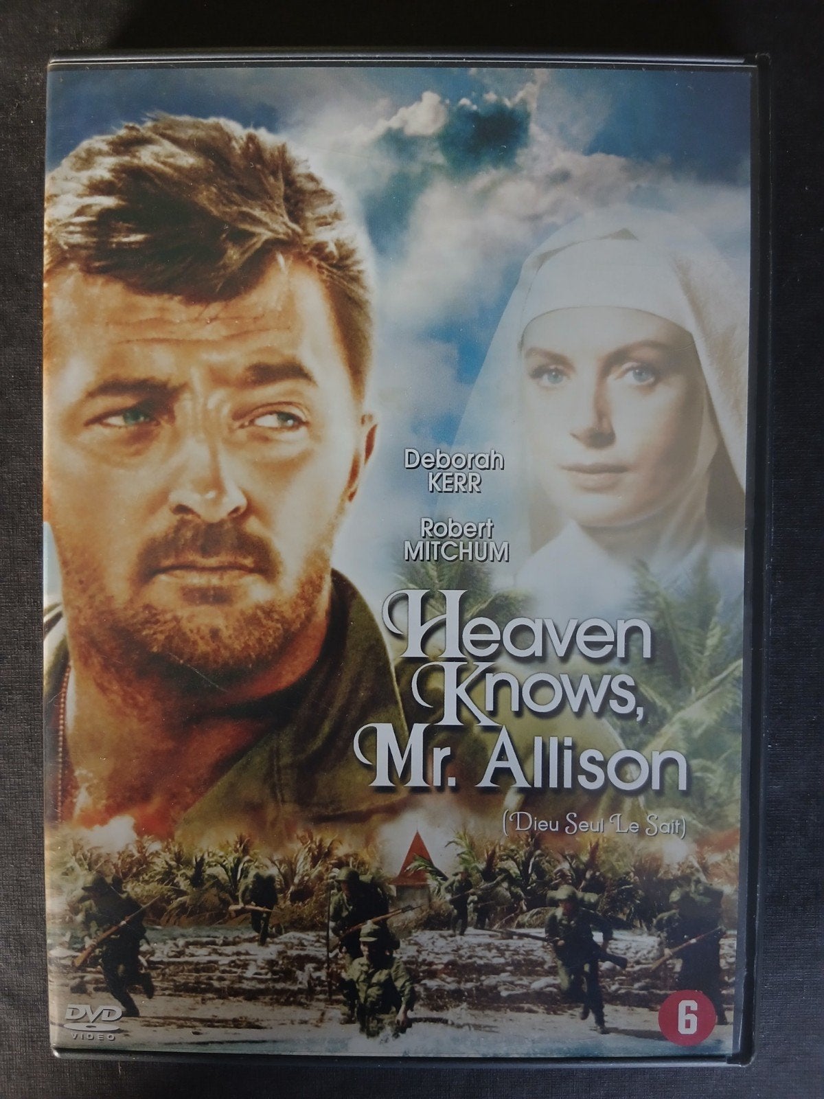Dieu sait, M. Allison (1957) Robert Mitchum, Deborah Kerr, À partir de 6 ans, Français, Guerre, Allemand