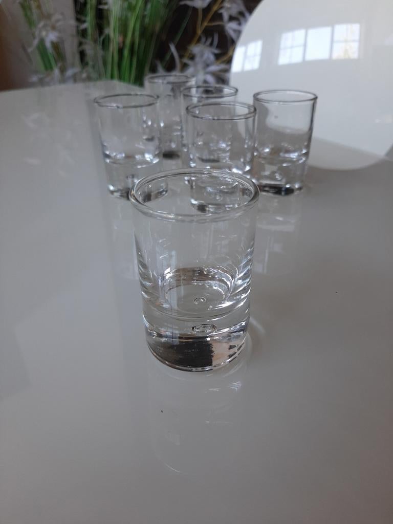 6 verrines Durobor Disco 5cl, Collections, Verres & Petits Verres, Enlèvement
