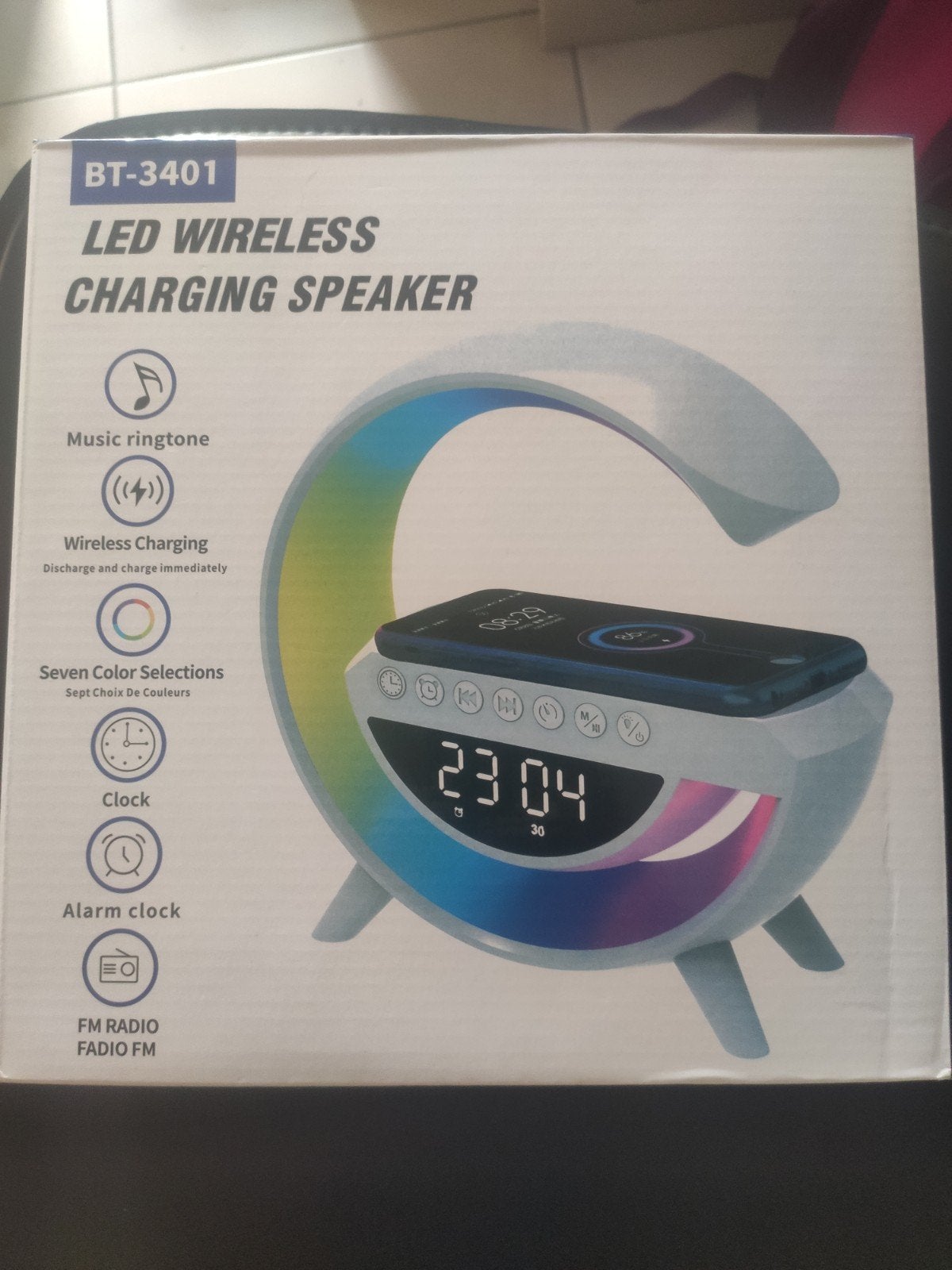 led wireless charging speaker, Ophalen
