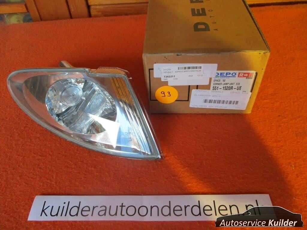Knipperlicht rechts Renault Espace Nieuw DEPO, Auto-onderdelen, -, Renault, -, Nieuw