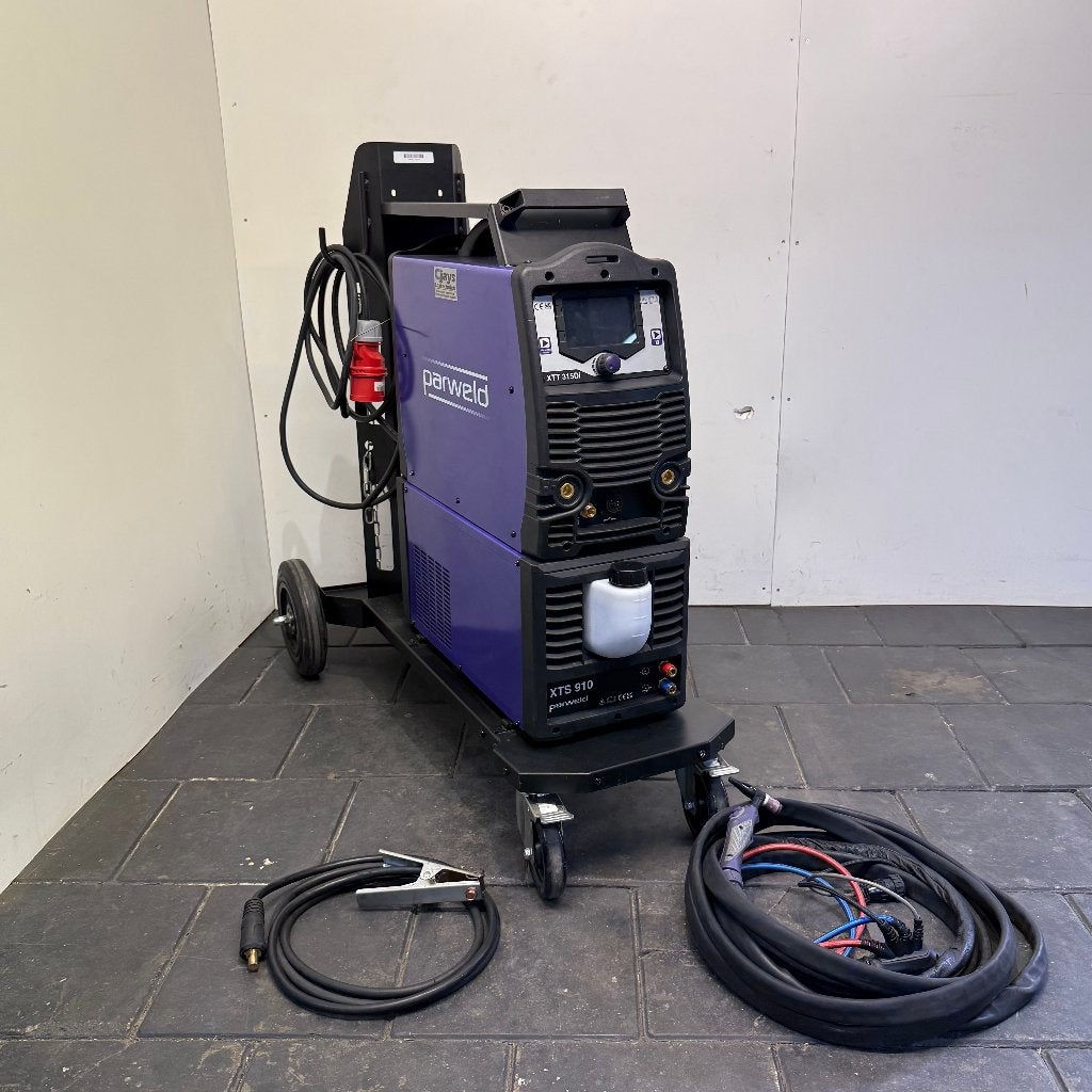 Gebruikte Parweld XTT315Di TIG ACDC Laspost Lasapparaat, Doe-het-zelf en Bouw, Gereedschap | Lasapparaten, Ophalen of Verzenden
