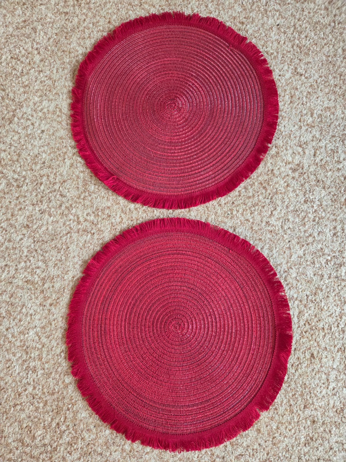placemats, Ophalen of Verzenden, Nieuw, Rood