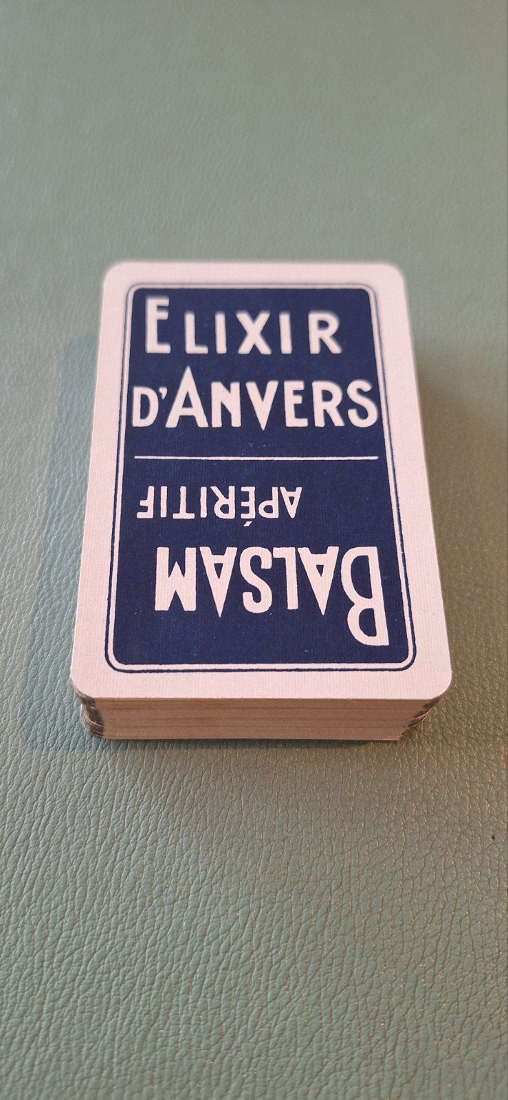 Pak speelkaarten Elixir d'Anvers_blauw, Antwerpen_6, Ophalen of Verzenden, Zo goed als nieuw, Speelkaart(en)