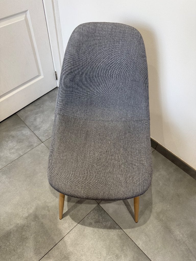Chaises salle à manger, Maison & Meubles, Chaises, Gris, Enlèvement, Utilisé, Scandinave