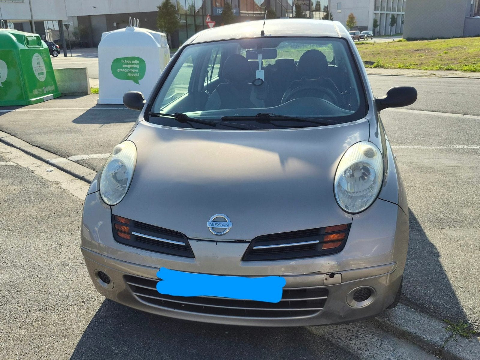 Nissan micra 1.5 dci met airco 5 deurs, Auto's, Voorwielaandrijving, Stof, Beige, USB