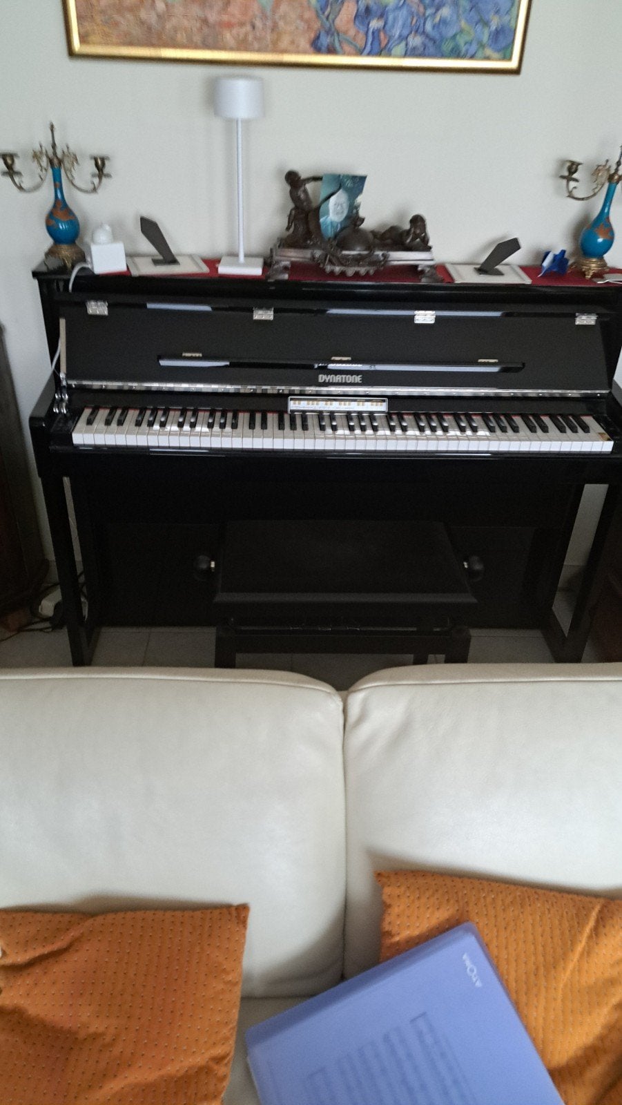 Piano Dynatone te koop., Ophalen, Zwart, Zo goed als nieuw, Piano