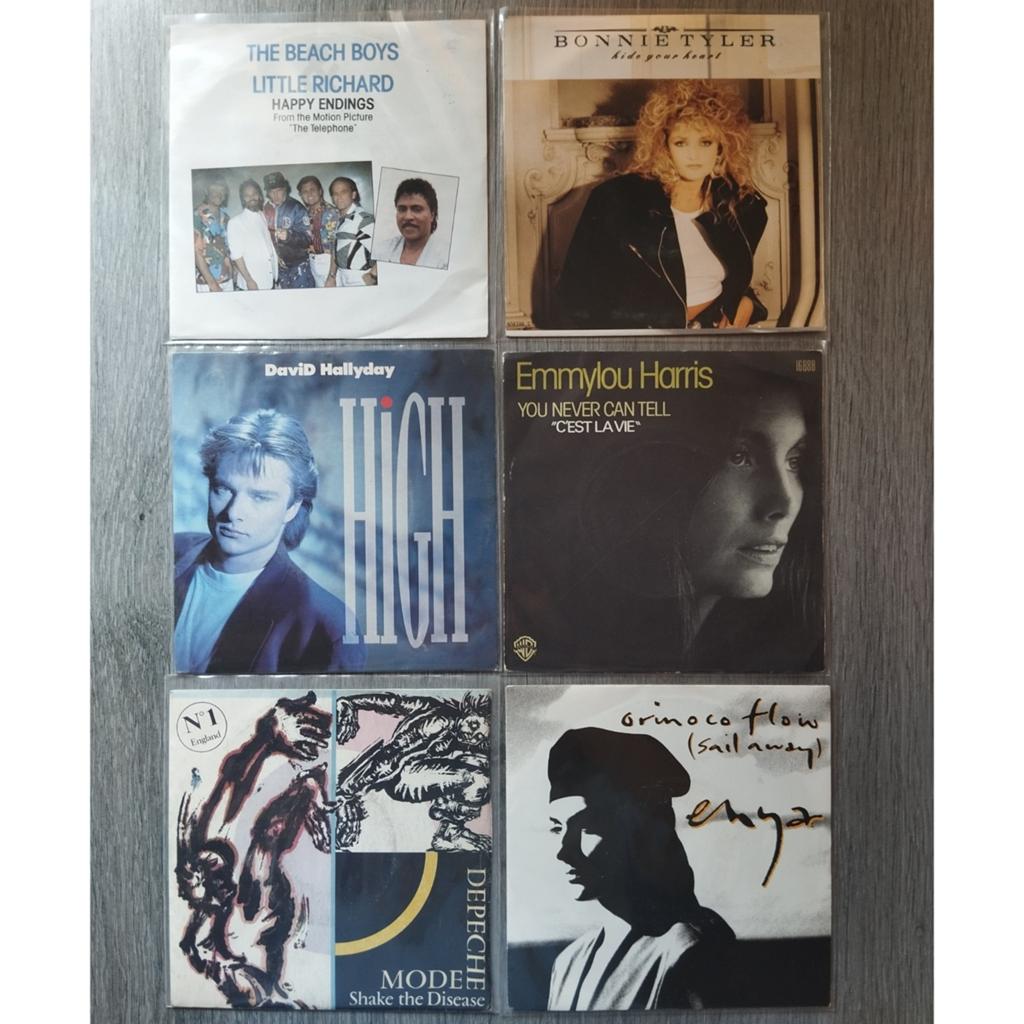 Set vinylplaten singles Pop/Rock tweedehands, Cd's en Dvd's, Vinyl Singles, Gebruikt, Single, 1980 - 1989, Pop, 7 inch, Verzenden