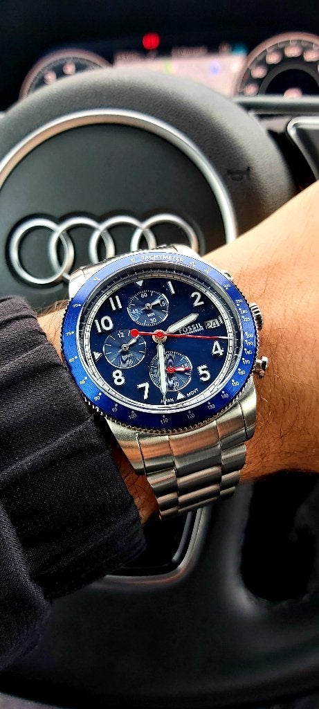 Fossil Sport Tourer FS6047 Horloge, Enlèvement ou Envoi, Comme neuf, Fossil