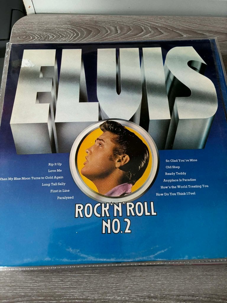 Elvis lp, rock'n'roll no.2, Engelse persing, orange label., CD & DVD, Vinyles | Rock, Enlèvement ou Envoi, Rock 'n' roll, Utilisé