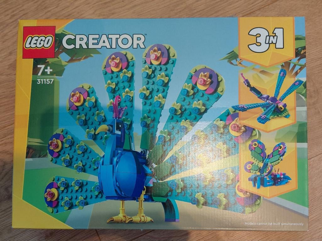 LEGO Creator 31157 3-in-1 Exotische Pauw nieuw in doos, Ophalen of Verzenden, Nieuw, Complete set, Lego
