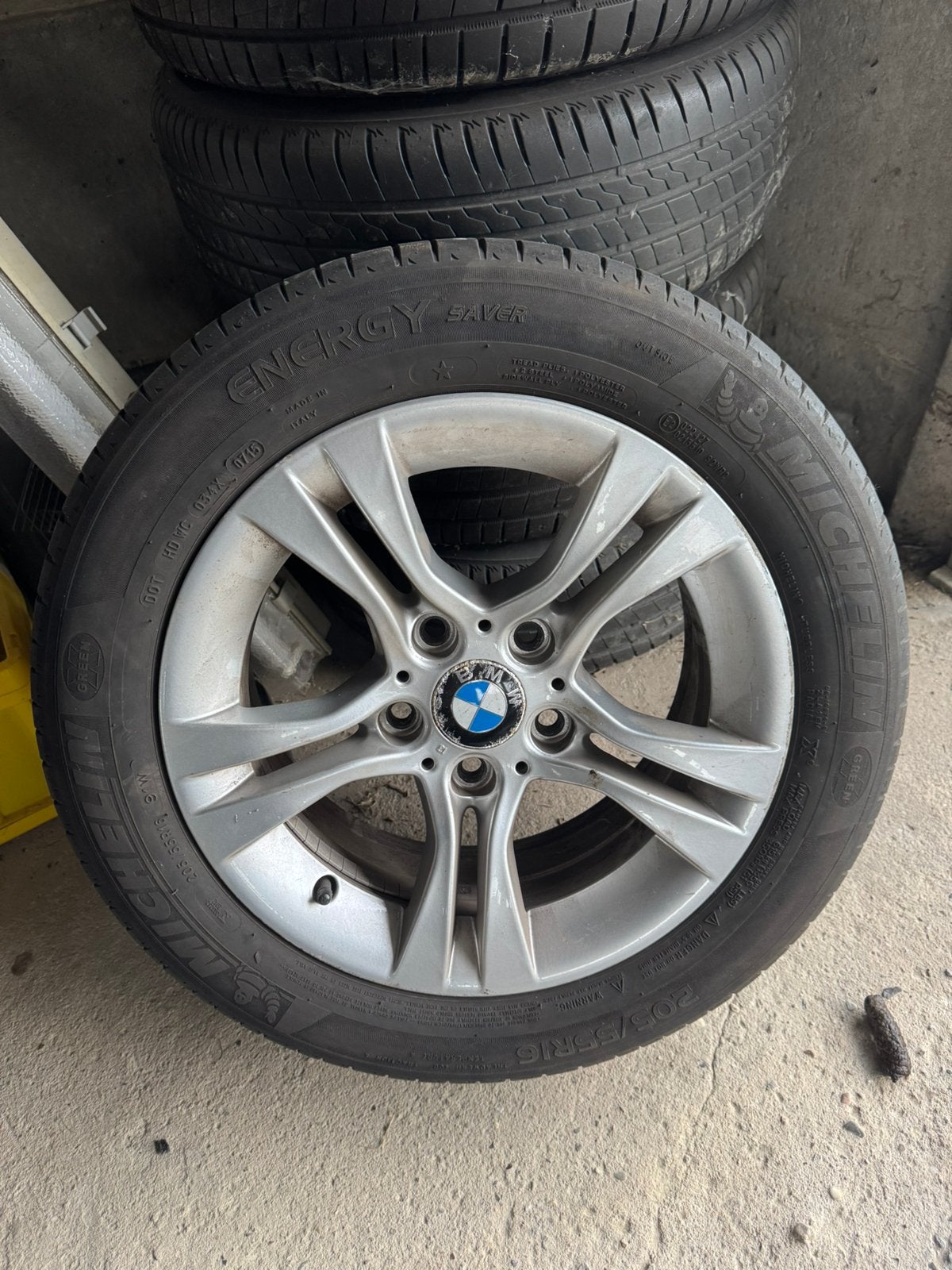 BMW originele velgen met Michelin banden te koop, Ophalen, Band(en)