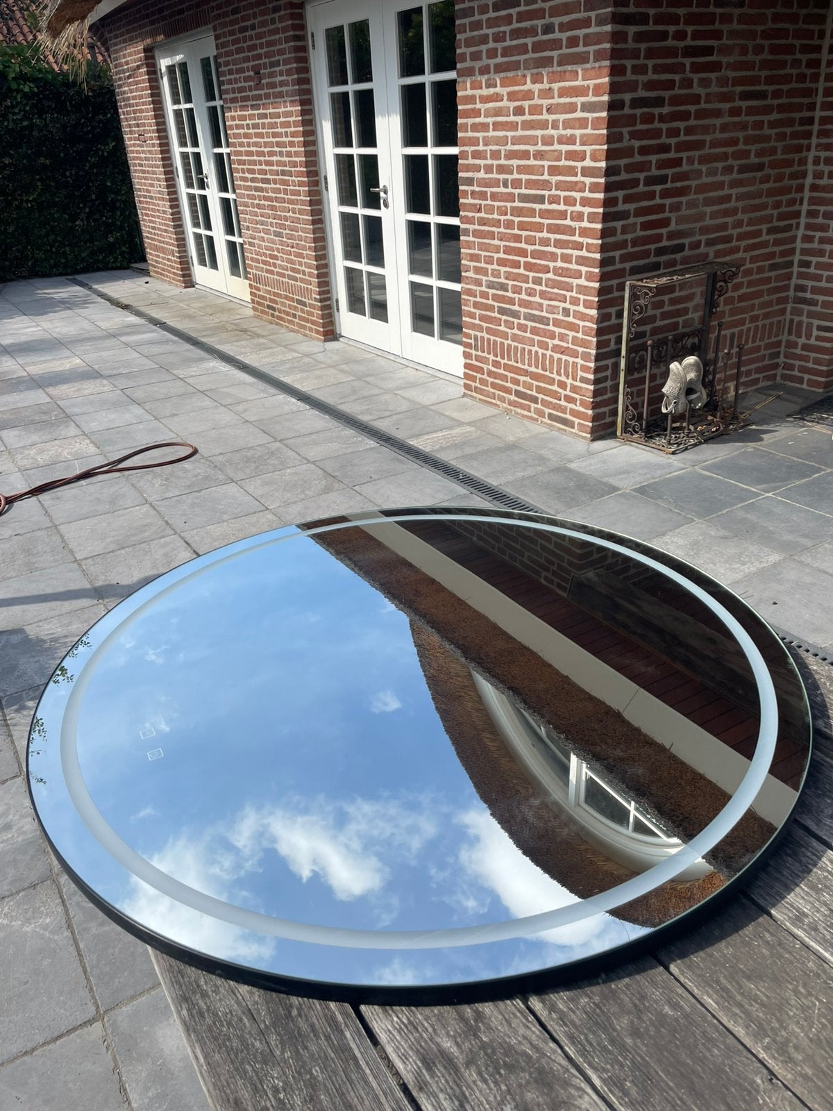 Thebalux spiegel met verwarming en verlichting, Huis en Inrichting, Ophalen, Zo goed als nieuw