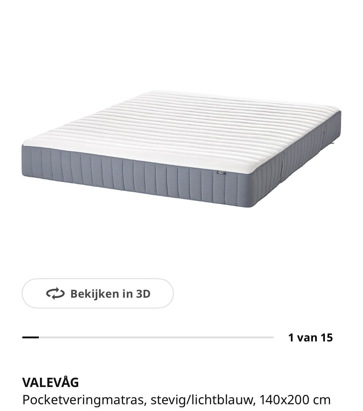 Zo goed als nieuw!, Ophalen, Zo goed als nieuw, Matras