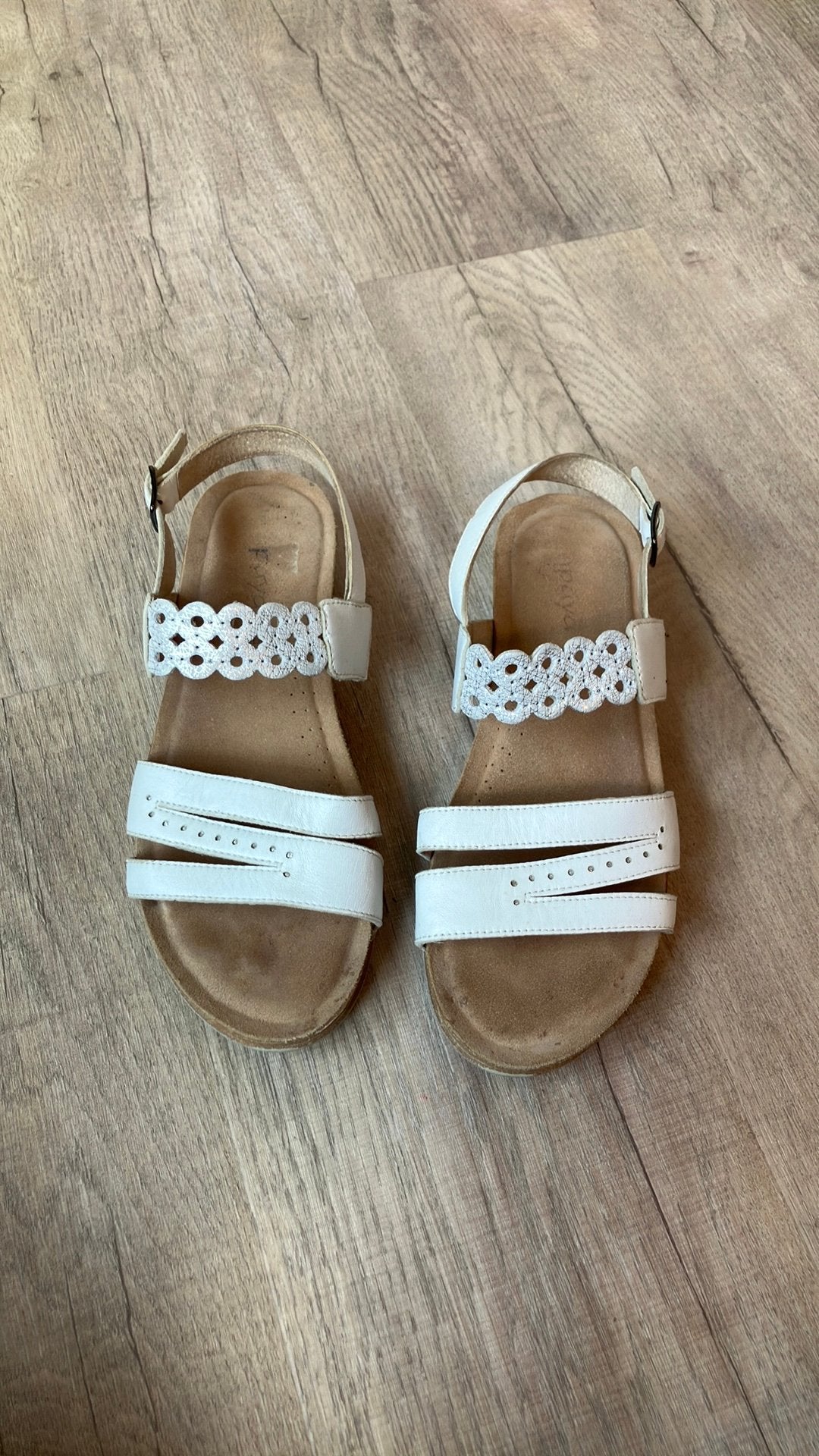 Witte sandalen papaya, Vêtements | Femmes, Chaussures, Enlèvement ou Envoi, Porté, Blanc, Sandales et Mûles