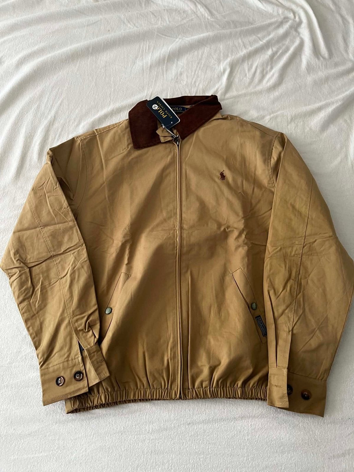 Veste ralph lauren, Enlèvement ou Envoi, Neuf, Taille 48/50 (M), Beige