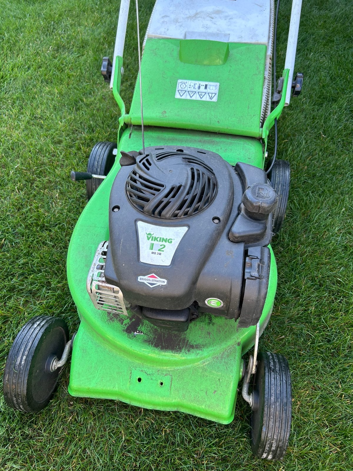 Grasmaaier + Moto4plus, Ophalen, Gebruikt, Opvangbak, Benzine-grasmaaier