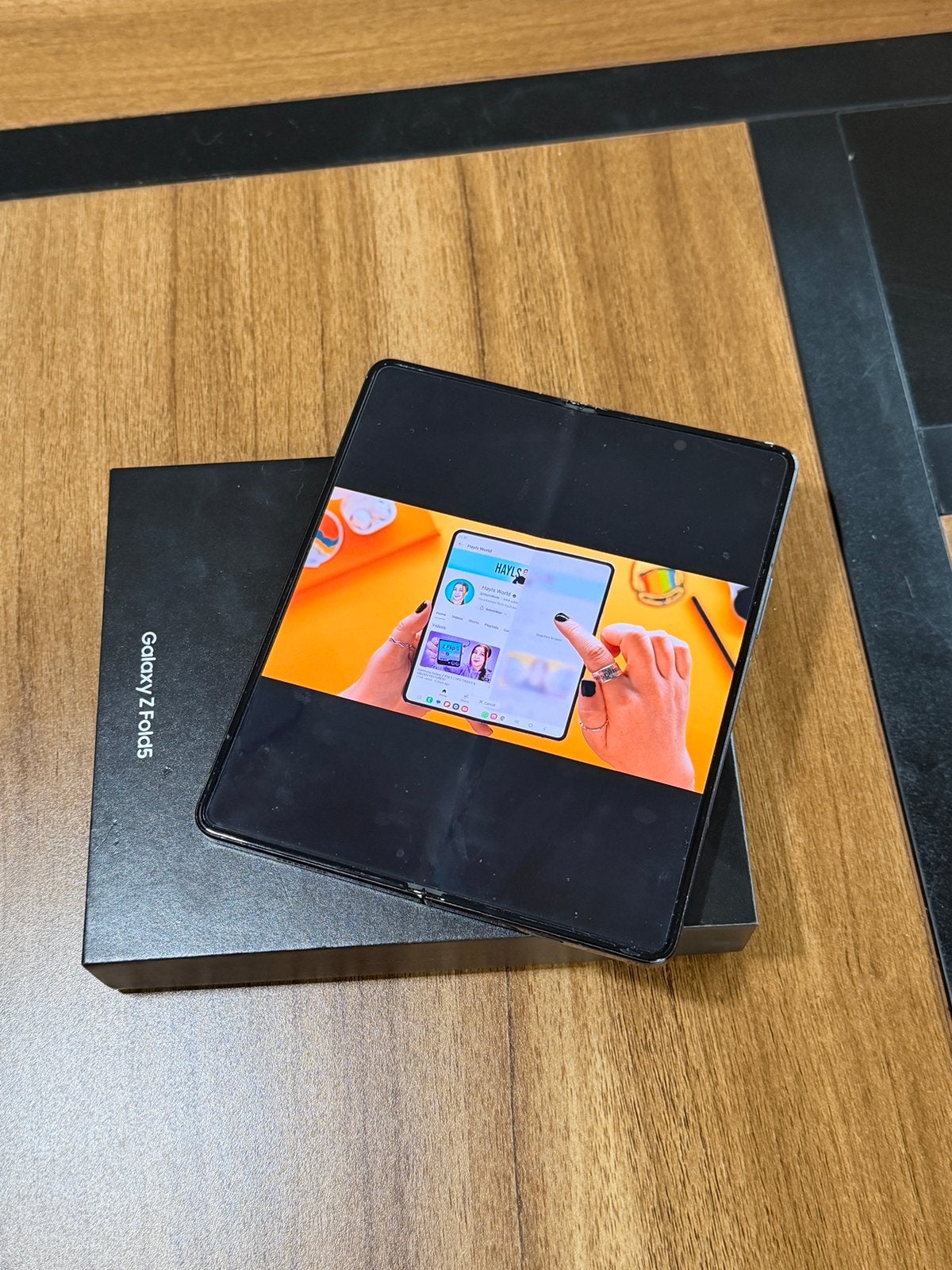 Samsung Galaxy Z Fold 5 - 512GB - Zwart - zeer goed, Telecommunicatie, Ophalen, Zwart, 512 GB, Zo goed als nieuw