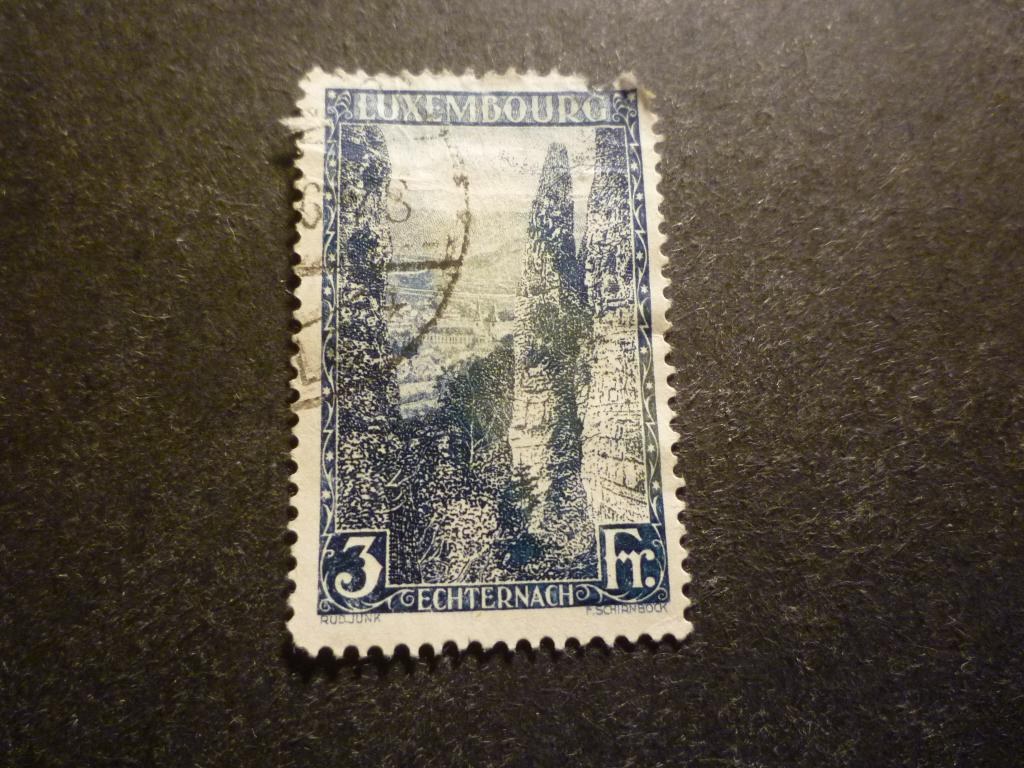 Luxemburg/Luxembourg 1934 Mi 147B(o) Gestempeld/Oblitéré, Postzegels en Munten, Verzenden, Luxemburg