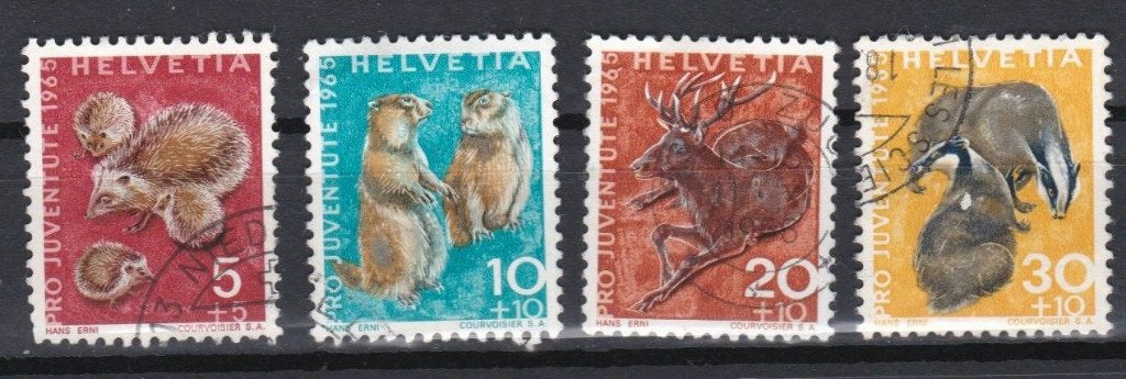 Suisse 1965 - n 826 - 829, Timbres & Monnaies, Timbres | Europe | Suisse, Envoi, Affranchi