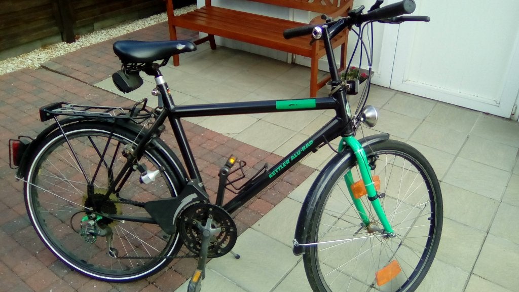 Jongensfiets, Fietsen en Brommers, Fietsen | Jongens, Velgrem, Zo goed als nieuw, Ophalen, 26 inch of meer