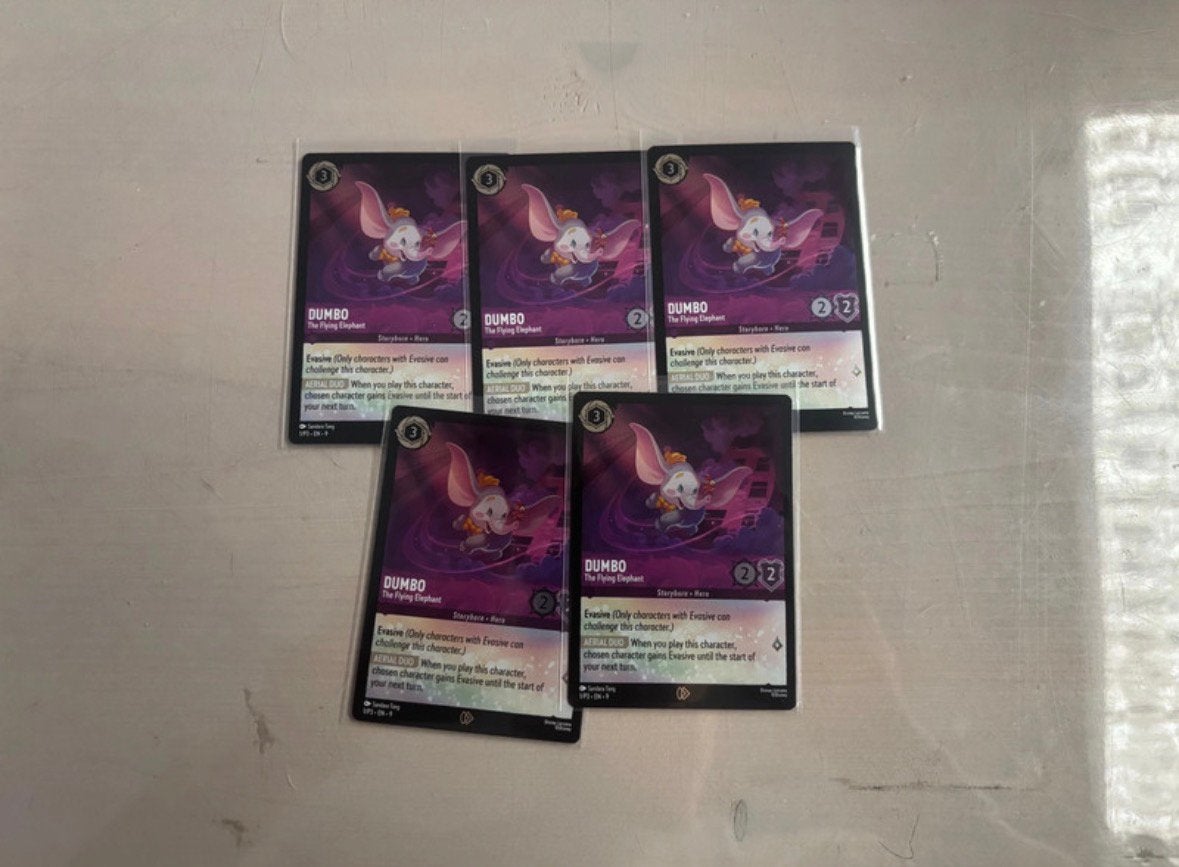 Lorcana dumbo promo, Ophalen of Verzenden, Overige figuren, Zo goed als nieuw, Overige typen