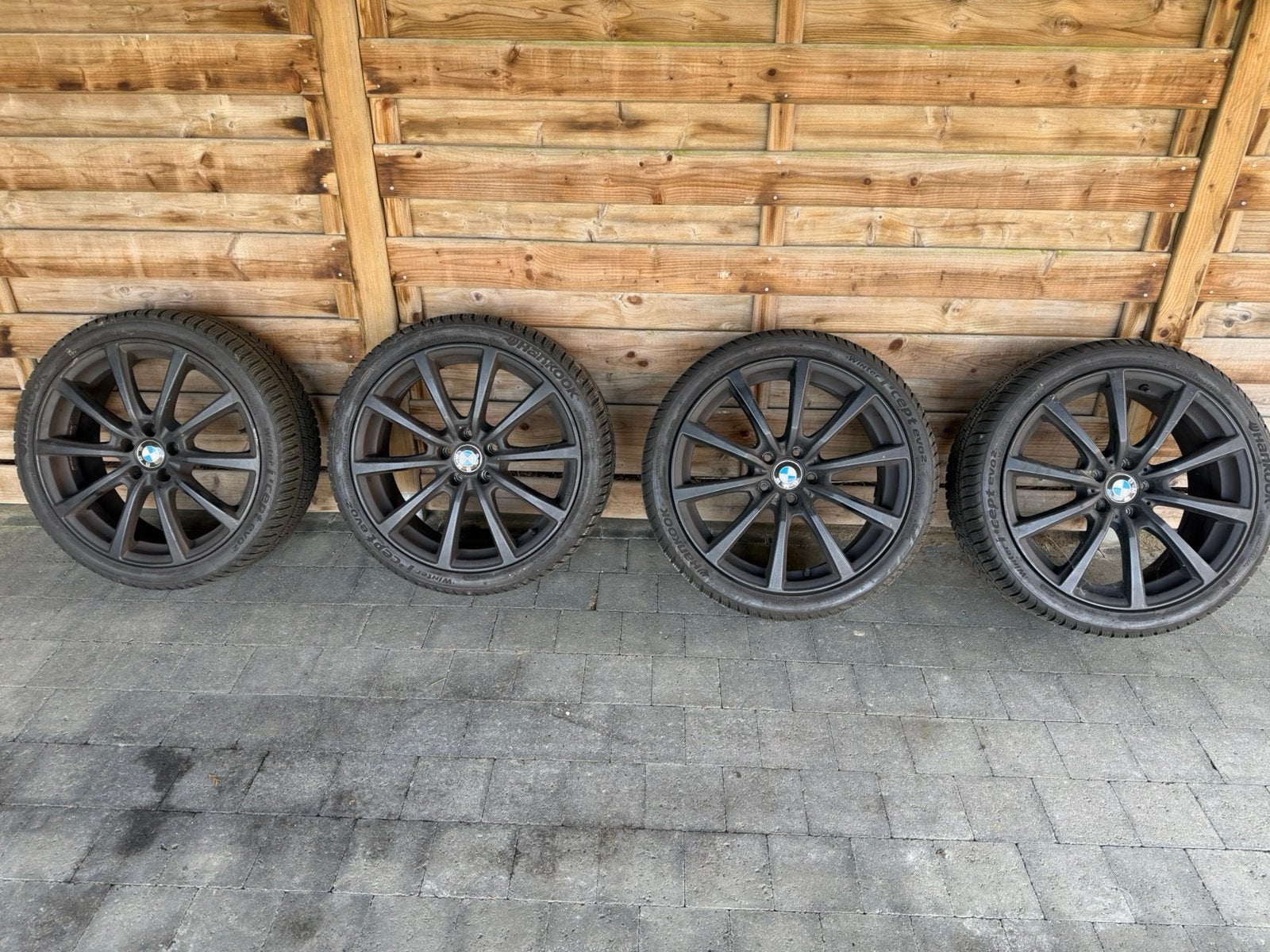Hankook breedset winter 19 inch, Gebruikt, Banden en Velgen, Winterbanden, Personenwagen