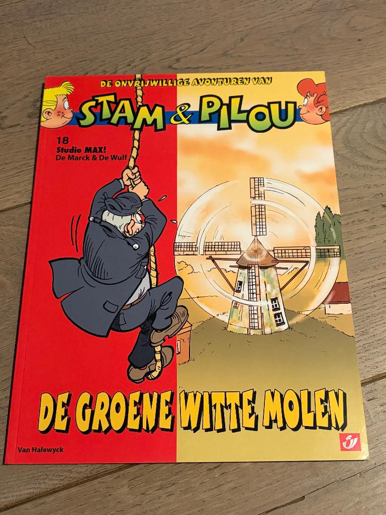 Stam en Pilou - 18 - De groene witte molen, Livres, Une BD, Enlèvement ou Envoi, Utilisé