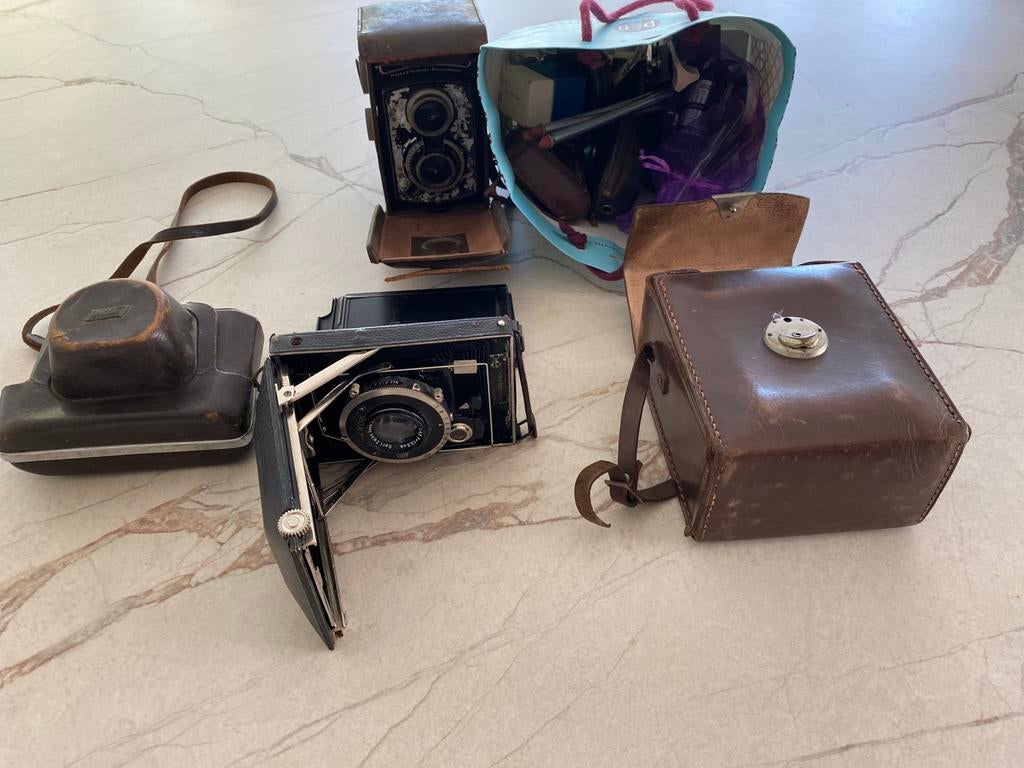 Oude/antieke  fotoapparaten, Verzamelen, Ophalen, Fototoestel